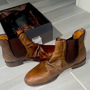 John barbarous Chelsea boots- brown